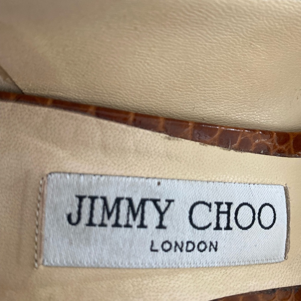 Jimmy Choo Love Crocodile pumps 9.5 - Picture 4 of 12